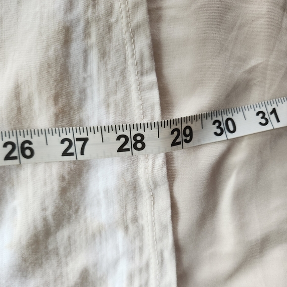 J. Jill Pure Womens Ballet Sleeve Tunic Cream and White Size Medium D14 - Picture 3 of 4